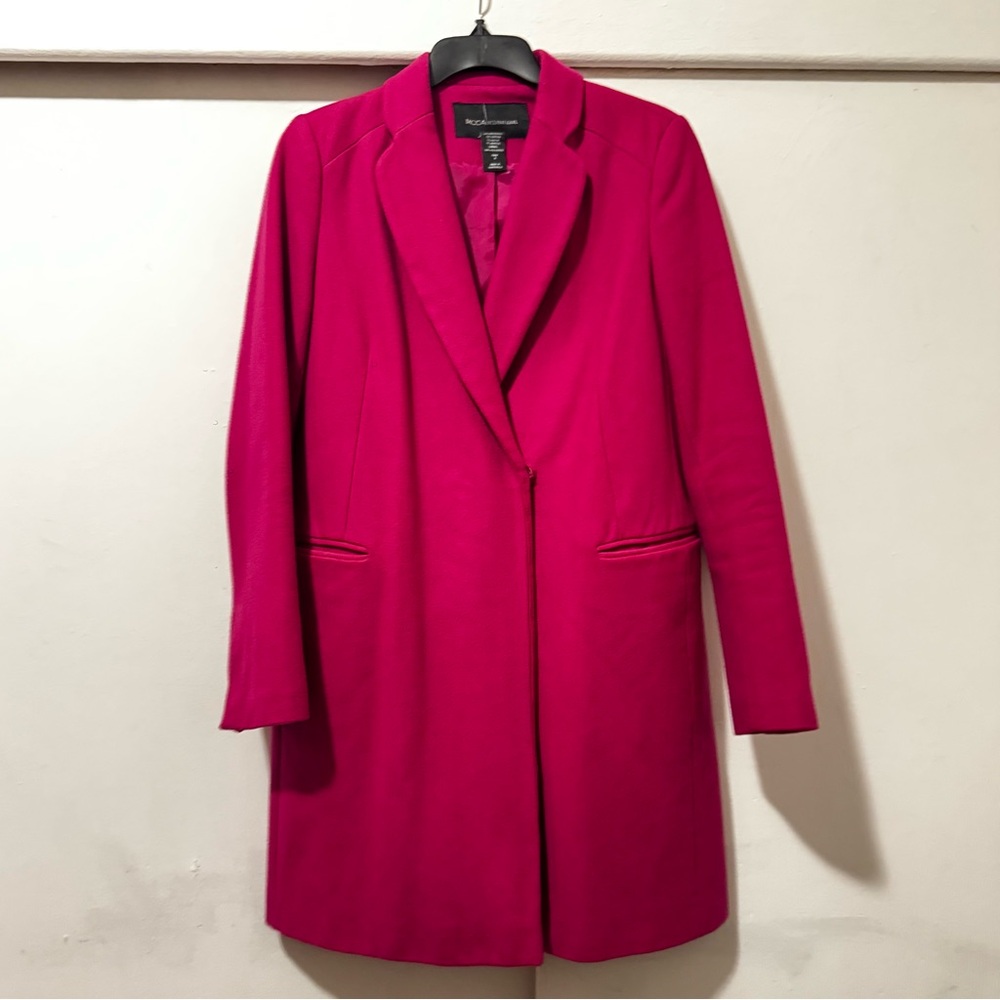Moda International Women's Pink Blazer Coat